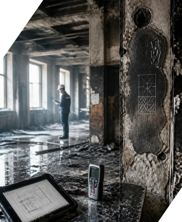 Обследование зданий после пожара в Краснокамске от 15206 р. | ЭкспертизаРоссия