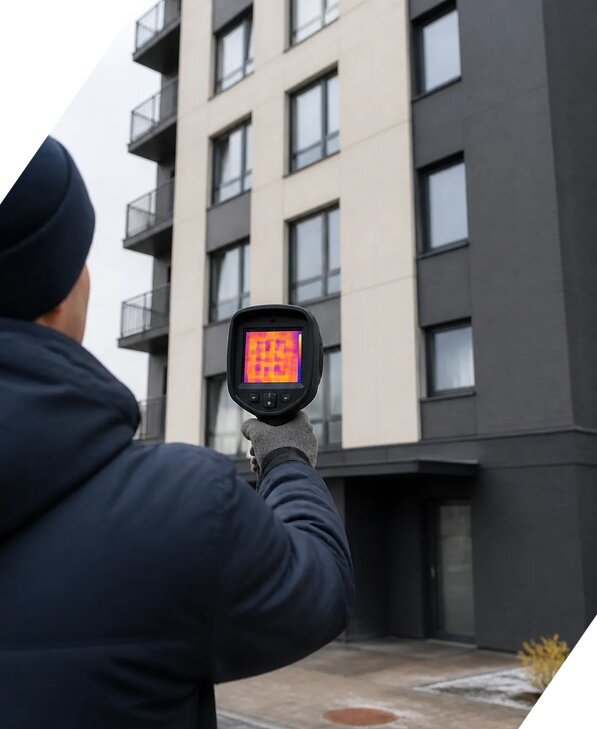 Тепловизионное обследование зданий в Краснокамске от 5069 р. | ЭкспертизаРоссия